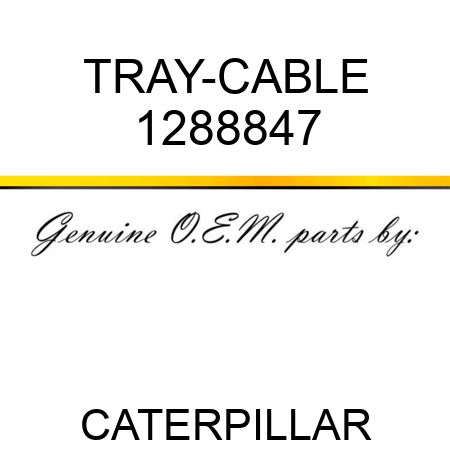 TRAY-CABLE 1288847