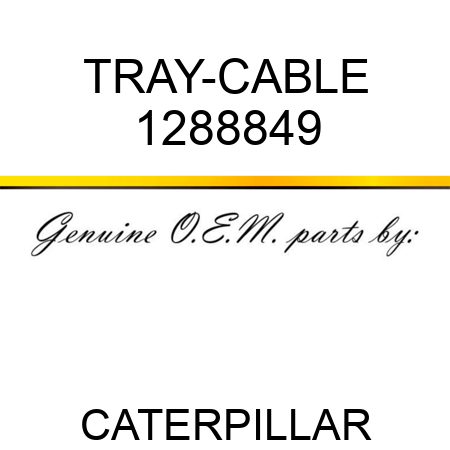 TRAY-CABLE 1288849