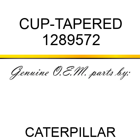 CUP-TAPERED 1289572