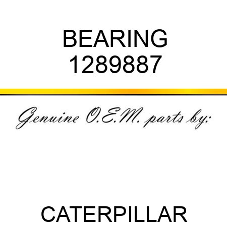 BEARING 1289887