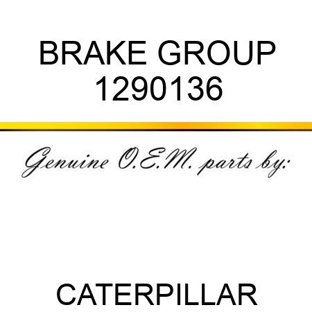 BRAKE GROUP 1290136
