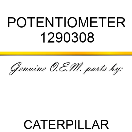 POTENTIOMETER 1290308