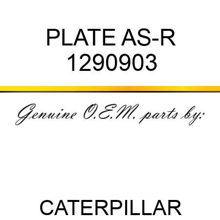 PLATE AS-R 1290903