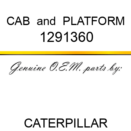 CAB & PLATFORM 1291360