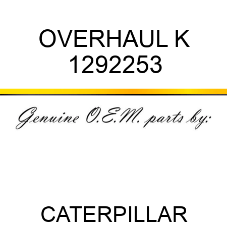 OVERHAUL K 1292253