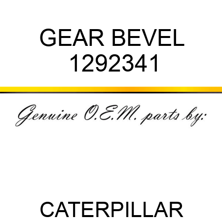GEAR, BEVEL 1292341