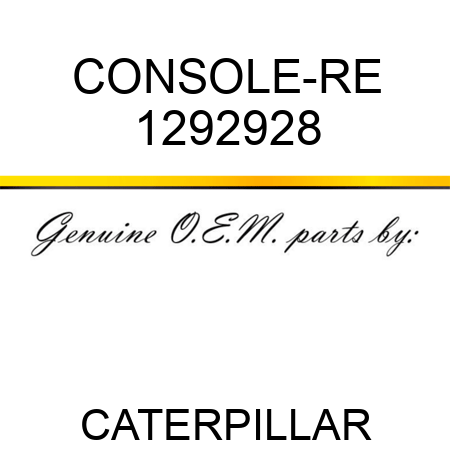 CONSOLE-RE 1292928