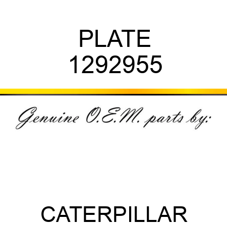PLATE 1292955