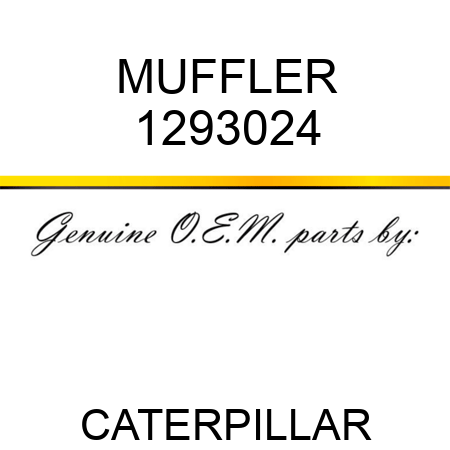 MUFFLER 1293024