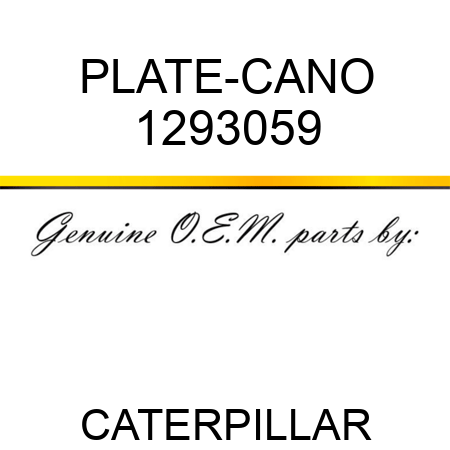 PLATE-CANO 1293059