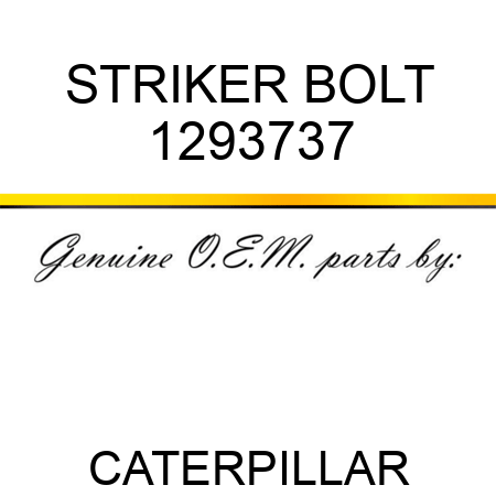 STRIKER BOLT 1293737