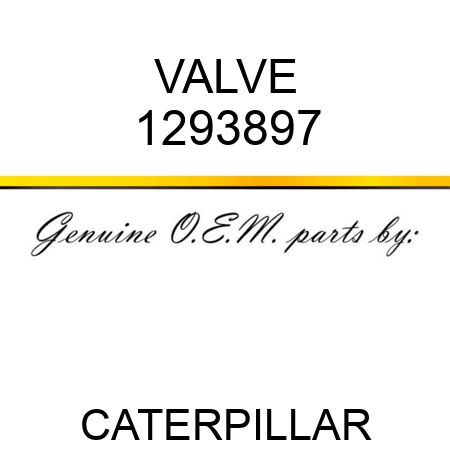 VALVE 1293897