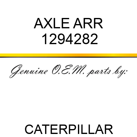 AXLE ARR 1294282