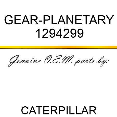 GEAR-PLANETARY 1294299