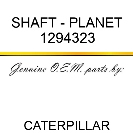 SHAFT - PLANET 1294323
