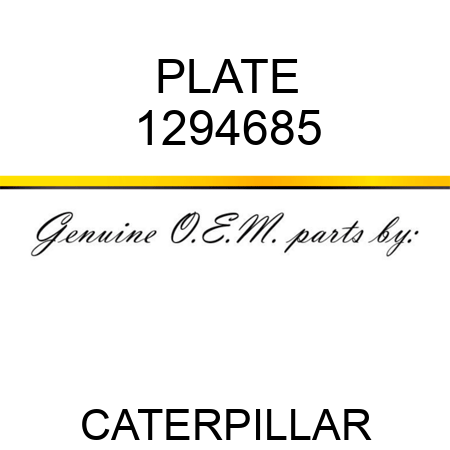 PLATE 1294685