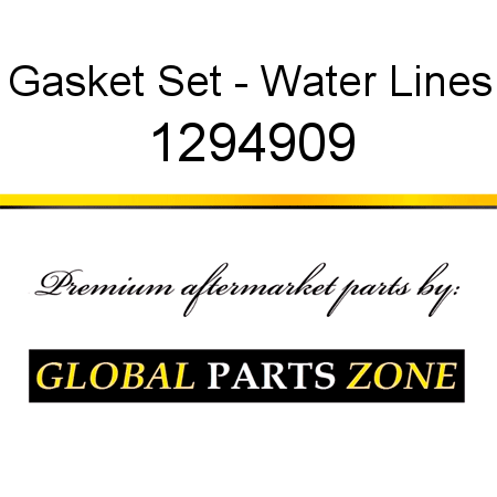 Gasket Set - Water Lines 1294909