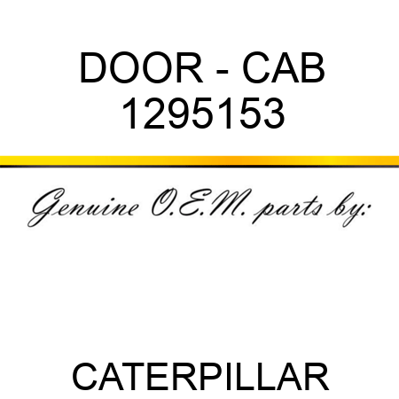DOOR - CAB 1295153