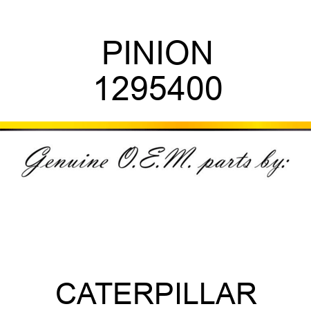 PINION 1295400