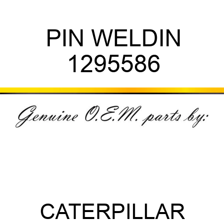 PIN WELDIN 1295586