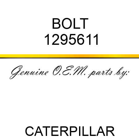 BOLT 1295611