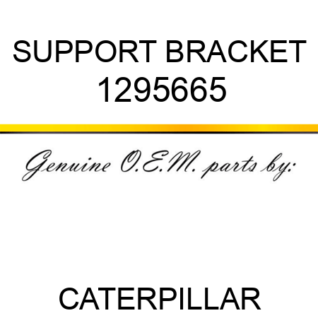 SUPPORT BRACKET 1295665