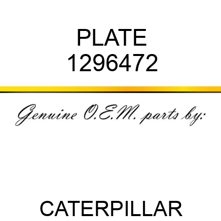 PLATE 1296472