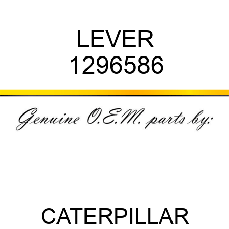 LEVER 1296586