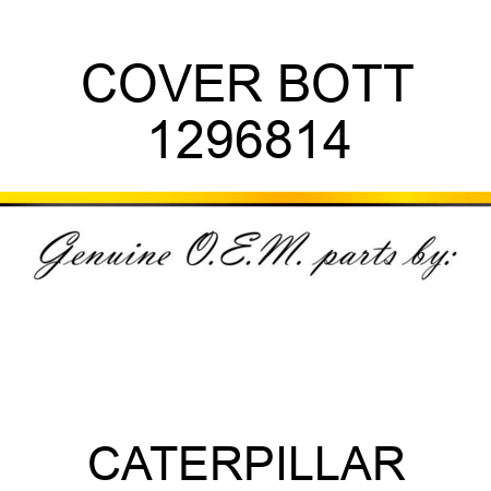 COVER BOTT 1296814