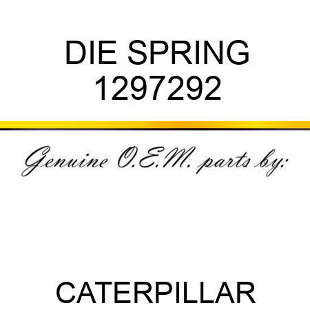 DIE SPRING 1297292