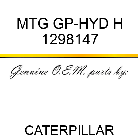 MTG GP-HYD H 1298147