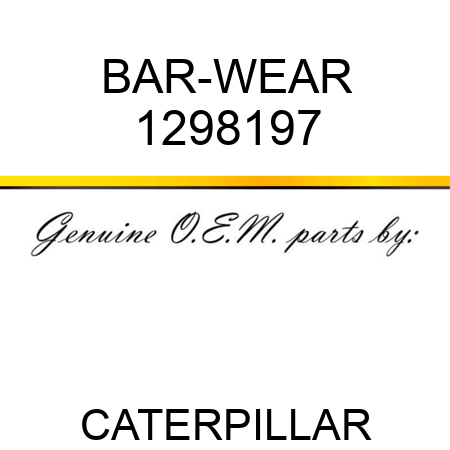 BAR-WEAR 1298197