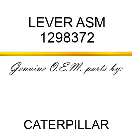 LEVER ASM 1298372