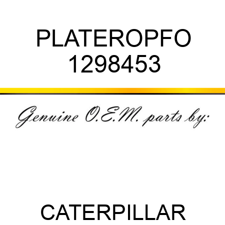 PLATEROPFO 1298453