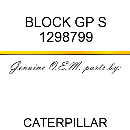 BLOCK GP S 1298799