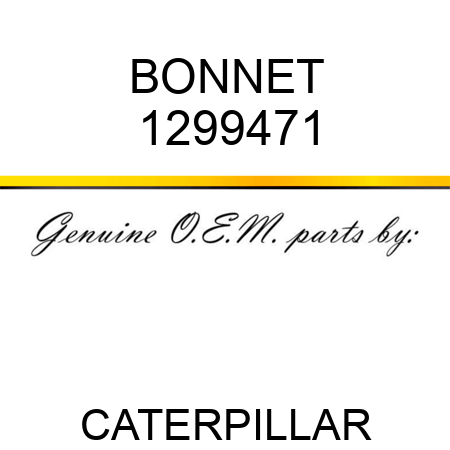 BONNET 1299471