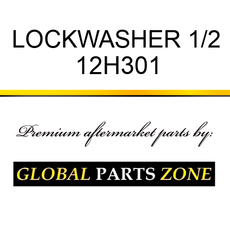 LOCKWASHER 1/2 12H301