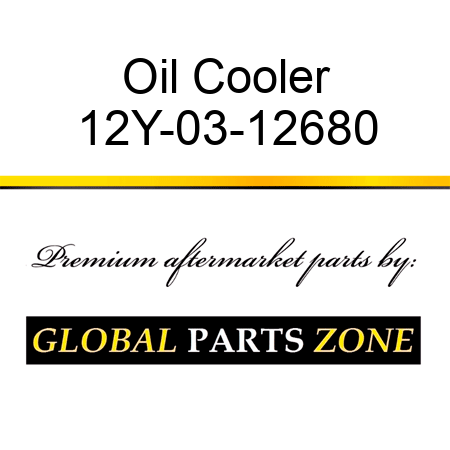 Oil Cooler 12Y-03-12680