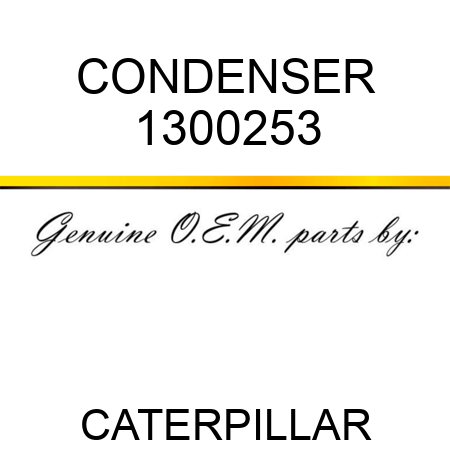 CONDENSER 1300253