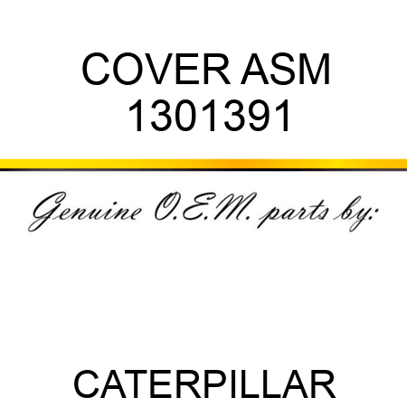 COVER ASM 1301391