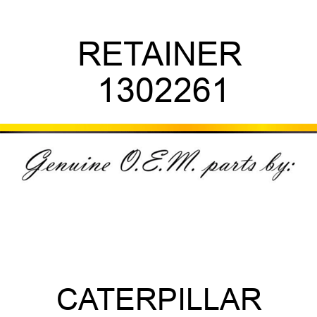 RETAINER 1302261