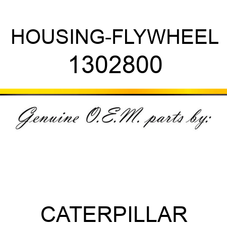 HOUSING-FLYWHEEL 1302800