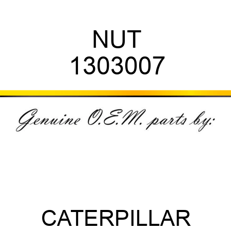 NUT 1303007