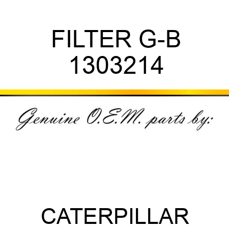 FILTER G-B 1303214