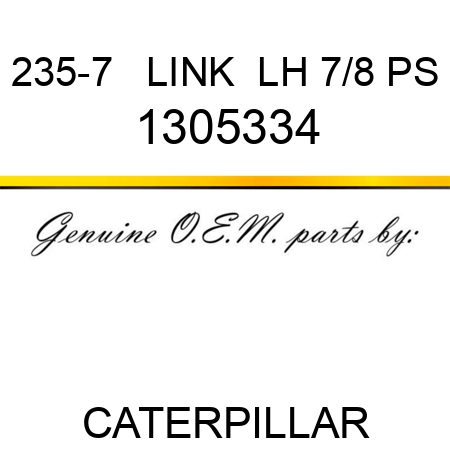 235-7   LINK  LH 7/8 PS 1305334