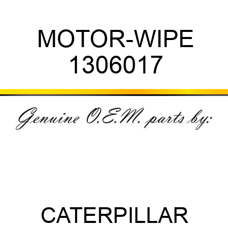 MOTOR-WIPE 1306017