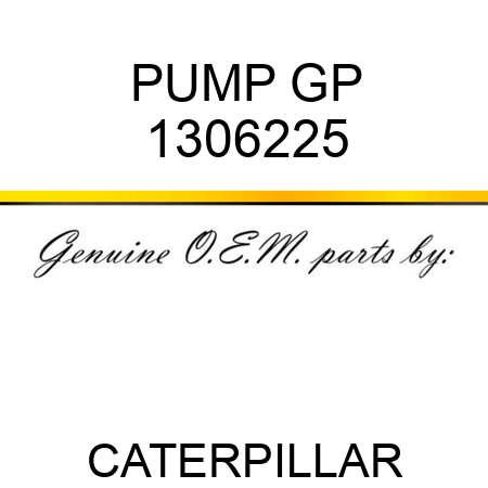 PUMP GP 1306225