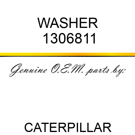 WASHER 1306811