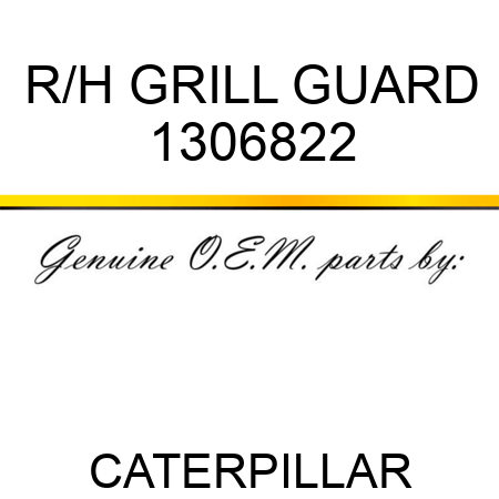 R/H GRILL GUARD 1306822