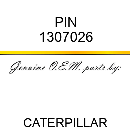 PIN 1307026